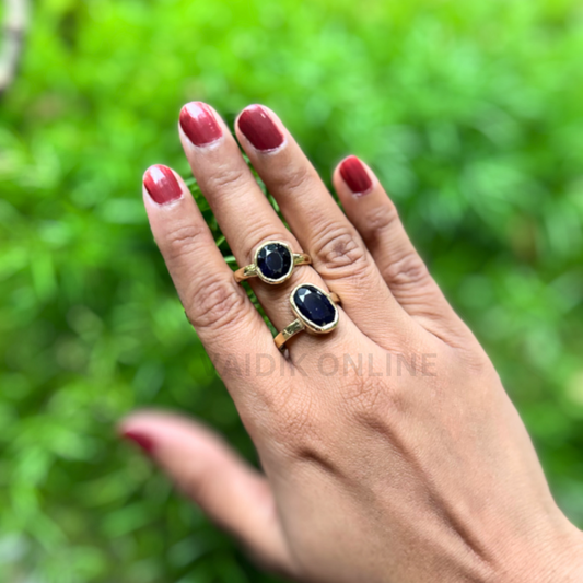 Neelam (Blue Sapphire) ring