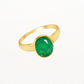 Emerald (Panna) ring in Ashtadhatu by Vaidik Online